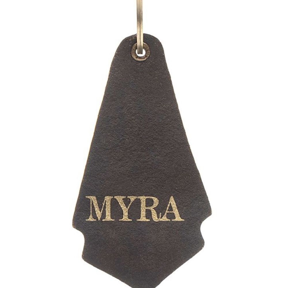 Myra Flowering Love Hand-tooled Key Fob - Picture 7 of 7